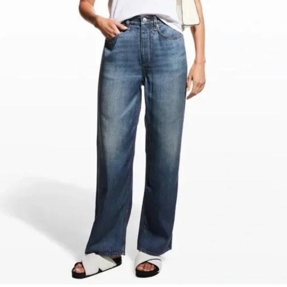 Rag & Bone liquid Miramar rb 28 EUC never worn blue wash super light weight - Picture 3 of 8